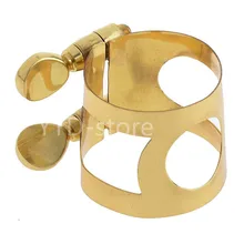 10 шт. Саксофон альт золотистая цветные вязь