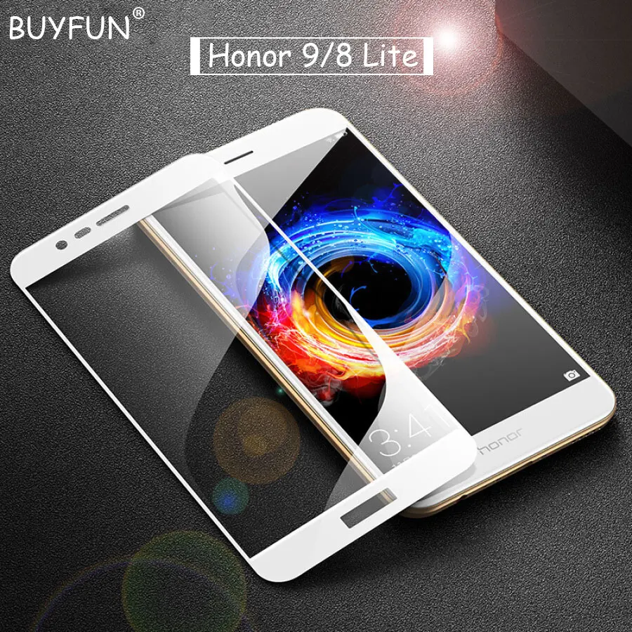 Для Honor 9 Lite защита экрана защитное стекло на Huawei 8 Pro 8Lite облегченное Закаленное