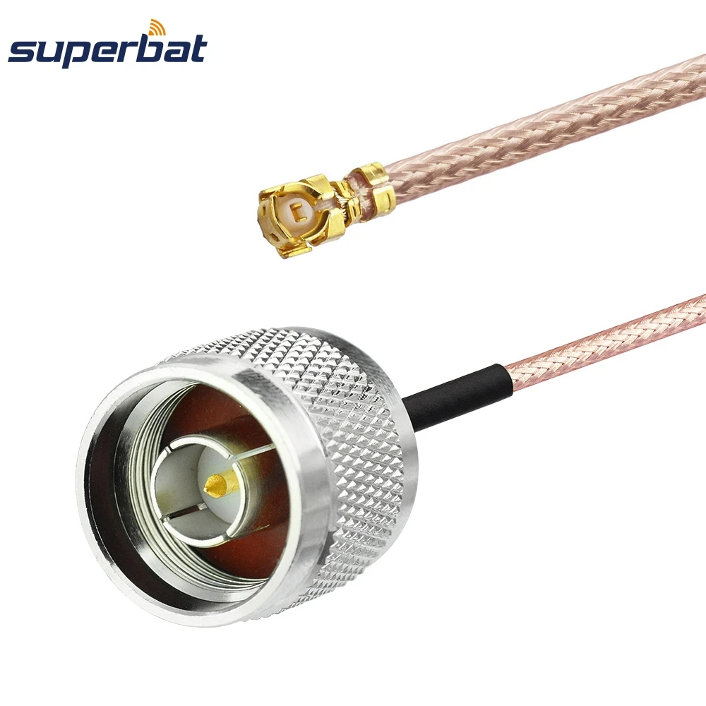 Superbat IPX /U.Fl Mini PCI to N Штекерный разъем отрезок коаксиального кабеля RG178 12 &quotдля