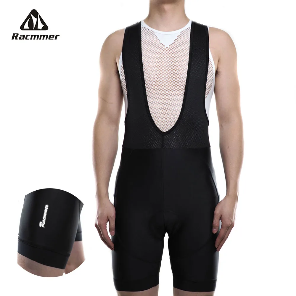 Comprare Racmmer 2019 Mens Ciclismo Bib Shorts Coolmax Estate Triathlon 5D Gel Pad Bici Bib Calzamaglie Mtb Ropa ciclismo L assorbimento di Umidità pant