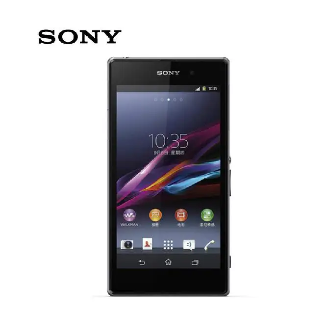 Оригинальный сотовый телефон Sony Xperia Z1 C6903 5 0 'ƈGBRAM + 16 гб ROM Quad Core