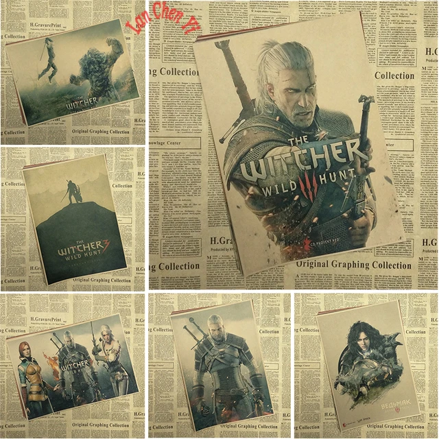 Best Offers The Witcher 1 Classic Game Kraft Paper Poster Bar Cafe Living Room Dining room Decorative Paintings Best Offers The Witcher 1 Classic Game Kraft Paper Poster Bar Cafe Living Room Dining room Decorative Paintings