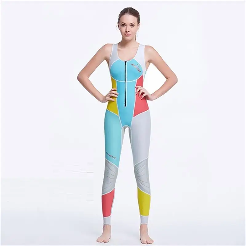 

1.5mm Neoprene Wetsuit Women Scuba Diving Suit High Elastic Snorkeling Sleeveless Jumpsuits Swimwear Beach Sailing Surf Wetsuits