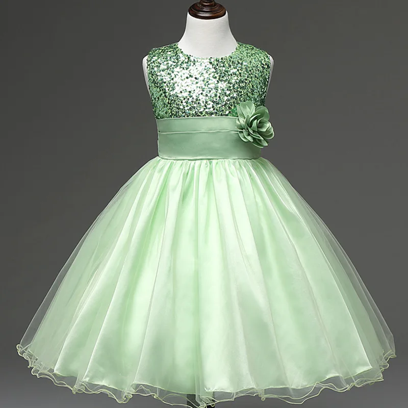 BacklakeGirls/Лидер продаж года; Недорогие Платья с цветочным узором для девочек; разноцветное платье с блестками для свадебной вечеринки