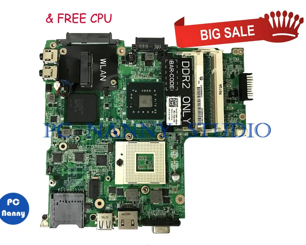 

PCNANNY 0X746M X746M For Dell Vostro 1220 MOTHERBOARD DA0AM3MB8F0 DDR2 tested