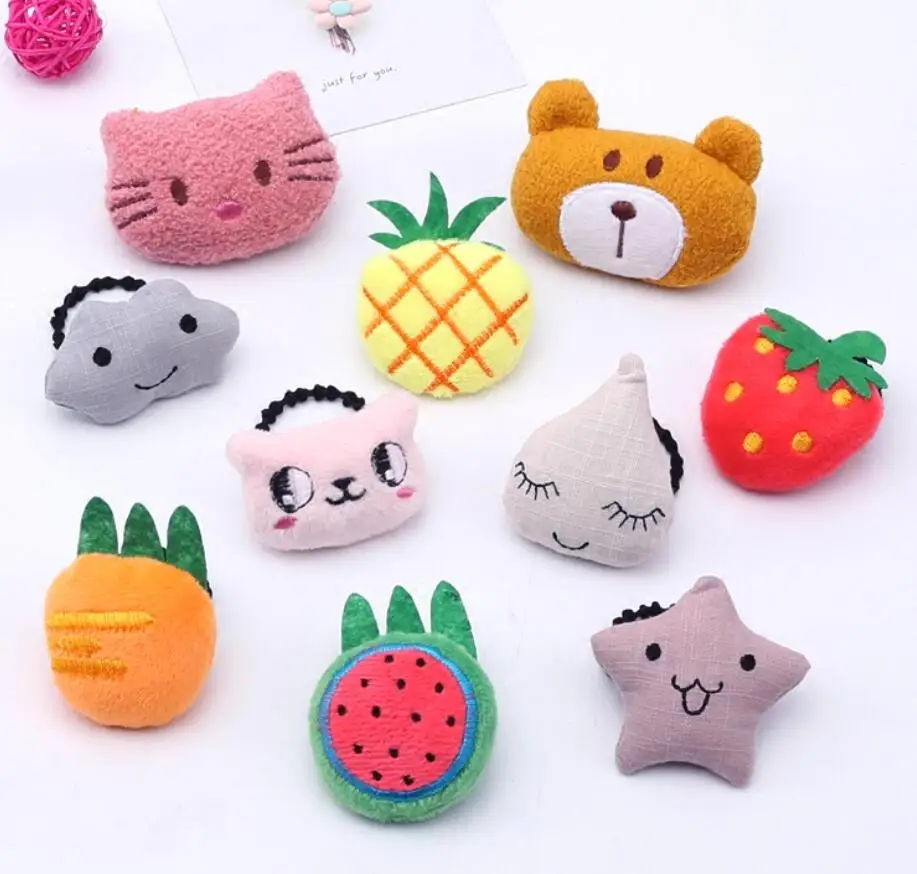 

Children's Hair Accessories Fingers Thick Small Hair Bands Cloth Cartoon Baby Doll Hair Rope Elastic Hair Bands does Not Hurt