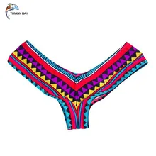 Одежда для плавания женские трусы бикини с боковыми завязками бразильские стринги Купальный костюм Классические плавки бикини короткие женские плавки
