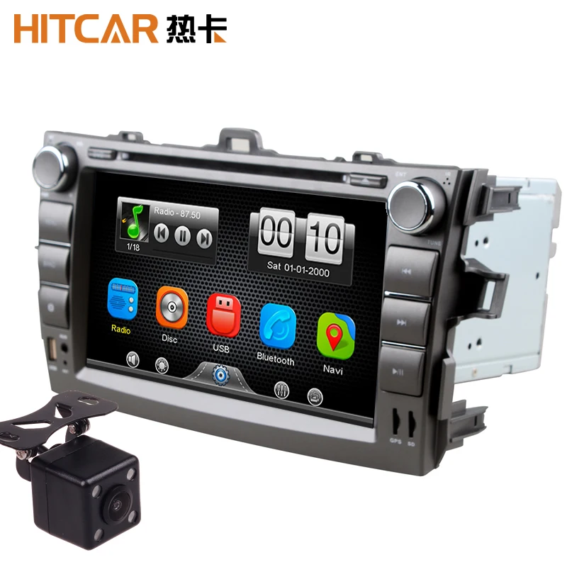 Car 2din In Dash Dvd Player Gps Navigator Radio Bluetooth Head Unit
