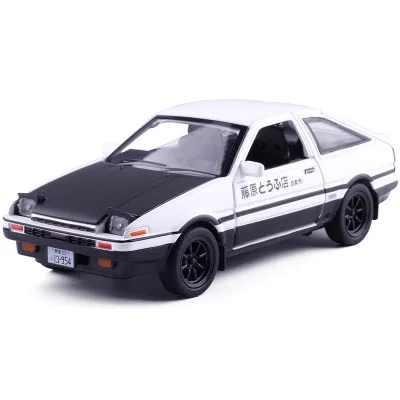 Initial D модели автомобилей AE86 Toyota 1:28 сплава автомобиля с рисунком аниме Форсаж