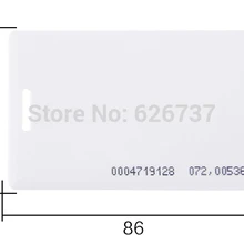 RFID Толстая раскладушка карта 125 кГц EM4100 Бесконтактная карта доступа только для чтения