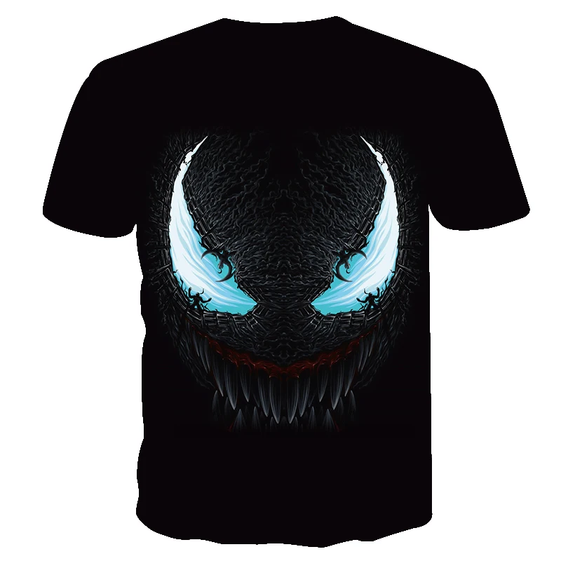  BIANYILONG 2019  Venom 3D Printed T-shirts Men Casual Shirt Short Sleeve Fitness T Shirt Male Tops 