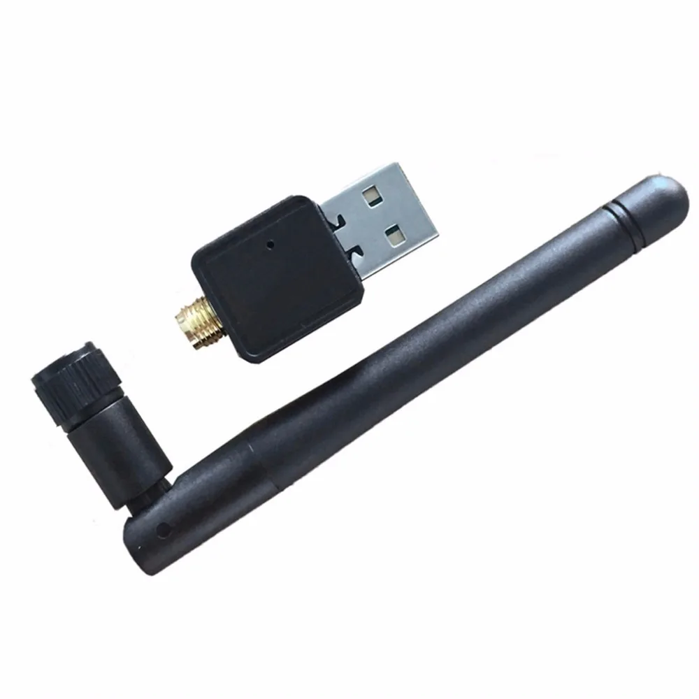 Мини USB беспроводной WiFi адаптер 802.11n/g/b 150 Мбит/с сетевая LAN Карта с антенной