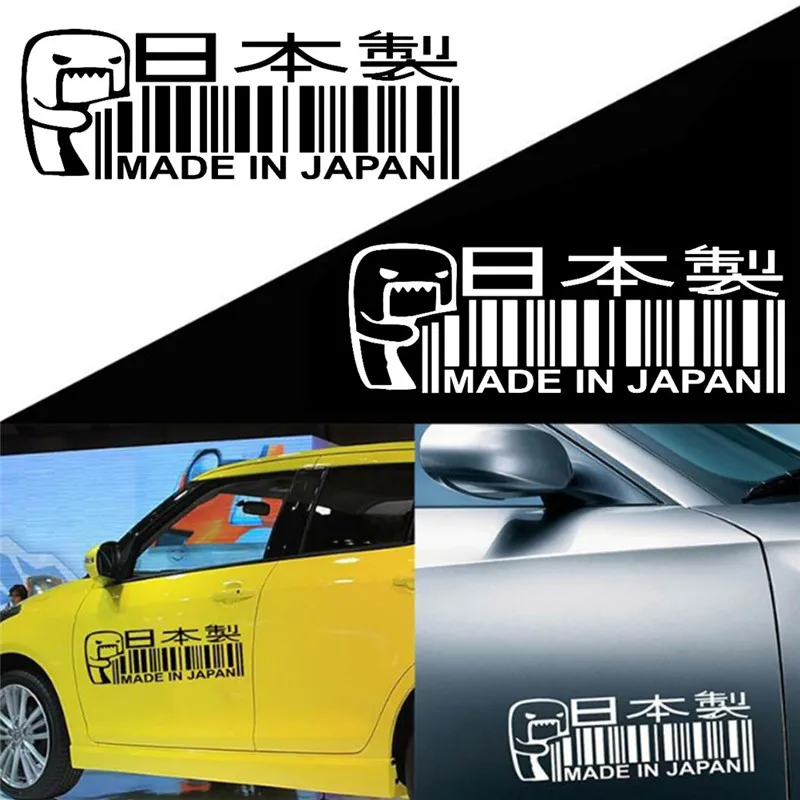 18 см * 8 Сделано в Японии забавная виниловая Автомобильная наклейка JDM