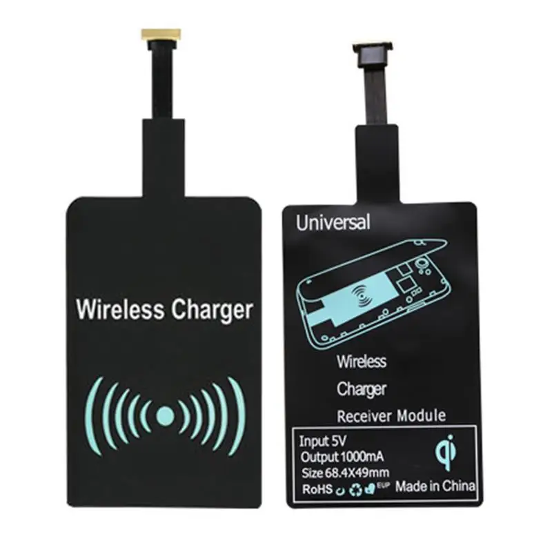 Universal Qi Wireless Charging Receiver Wireless Charger Film Coil Module for Micro-usb of All Android Mobile Huawei Xiaomi THL
