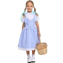 Umorden, детская подростковая одежда на девочек Dorothy с персонажами мультфильма «Волшебник страны Оз»; платье-костюм для девочек на Хэллоуин, классические костюмы Косплэй