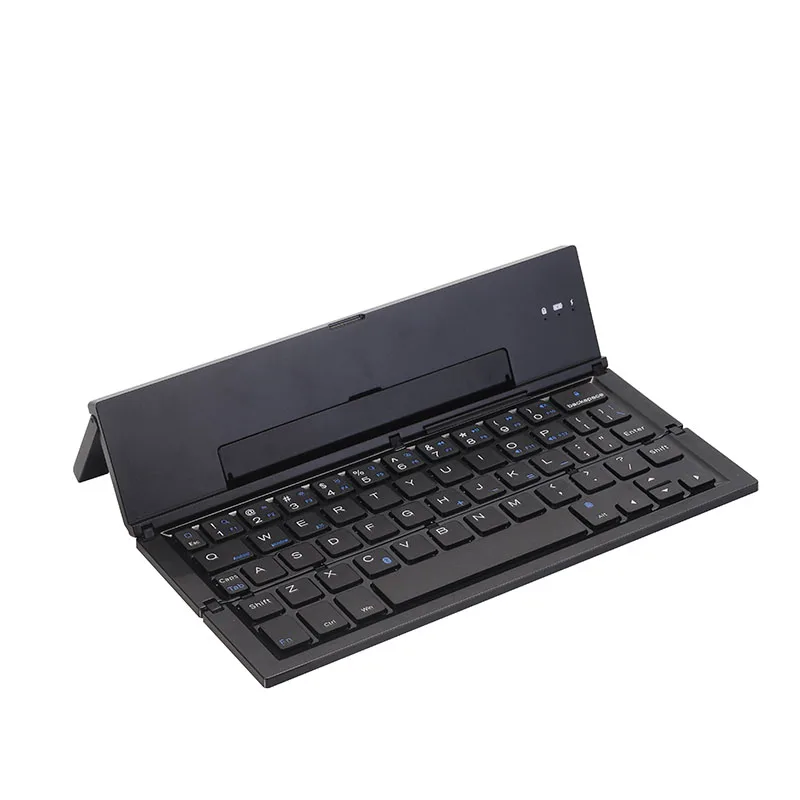 

New Portable Bluetooth Wireless Foldable Keyboard Mini Keypad Holder for IOS Android Windows Table PC EM88