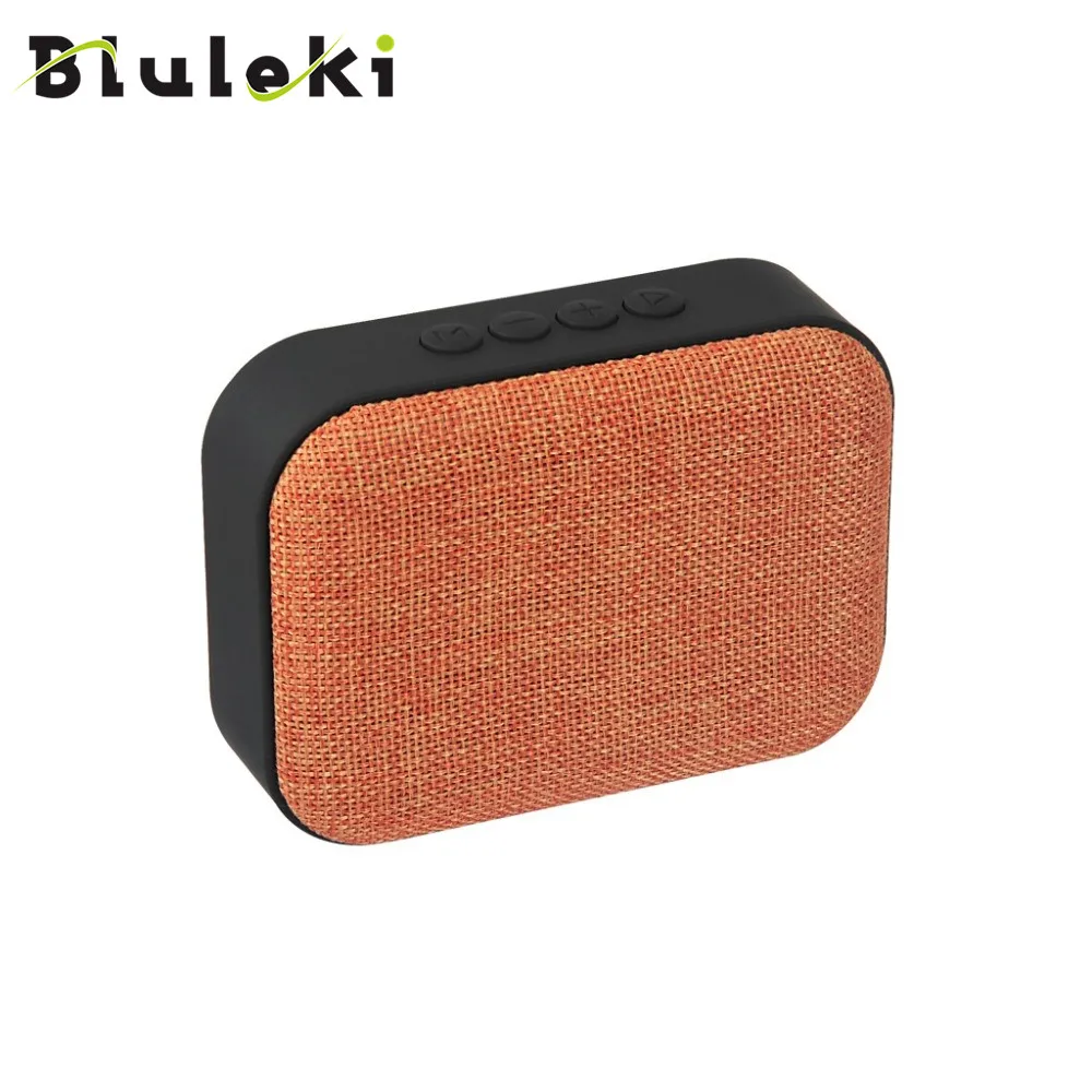 Bluleki портативный мини беспроводной Bluetooth динамик холст дизайн высокое качество