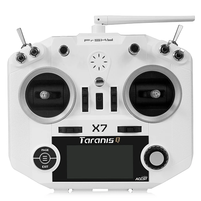 Feiying Frsky Taranis Q X7 QX7 2,4G 16Ch ACCST передатчик для радиоуправляемого дрона FPV - Цвет: Белый