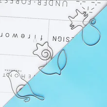 3 шт. 14 животное из мультфильма форма клипа металлические закладки сообщение папка Выпускной подарок