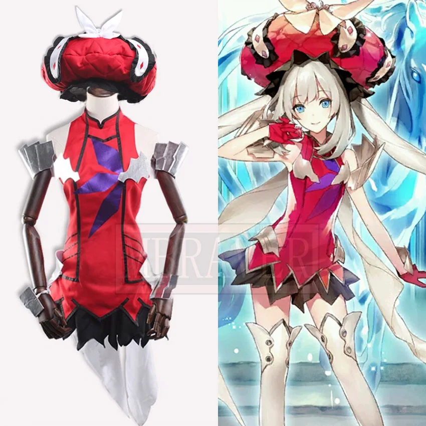 

Fate Grand Order FGO Caster Marie Antoinette Cosplay Costume Halloween Uniform Outfit Custom Made Any Size