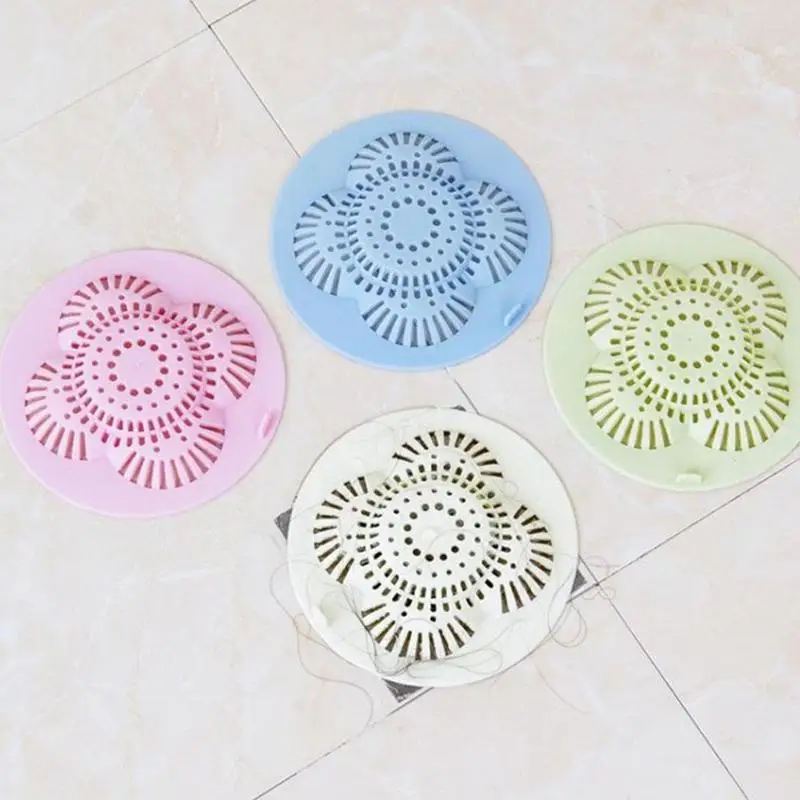 

Drain Cover Sewer Outfall Hair Stopper Anti-clogging Strainer Kitchen Accessories Sink Filter Silicone Catcher Anti-blocking