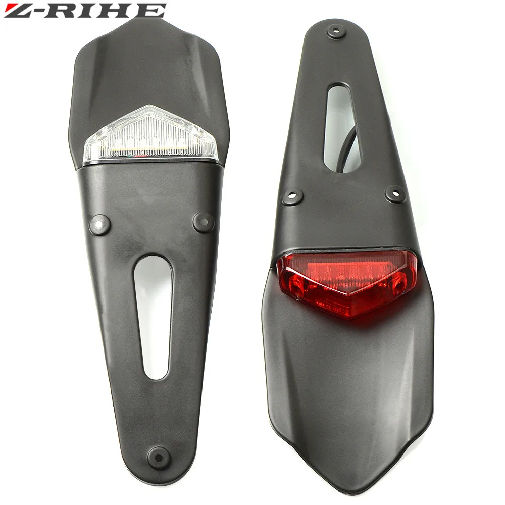 

For Kawasaki KX65 KX85 KX 250F 250 KLX125 KLX150BF KLX450R KDX125SR Motorcycle LED Tail Light&Rear Fender Stop Enduro taillight