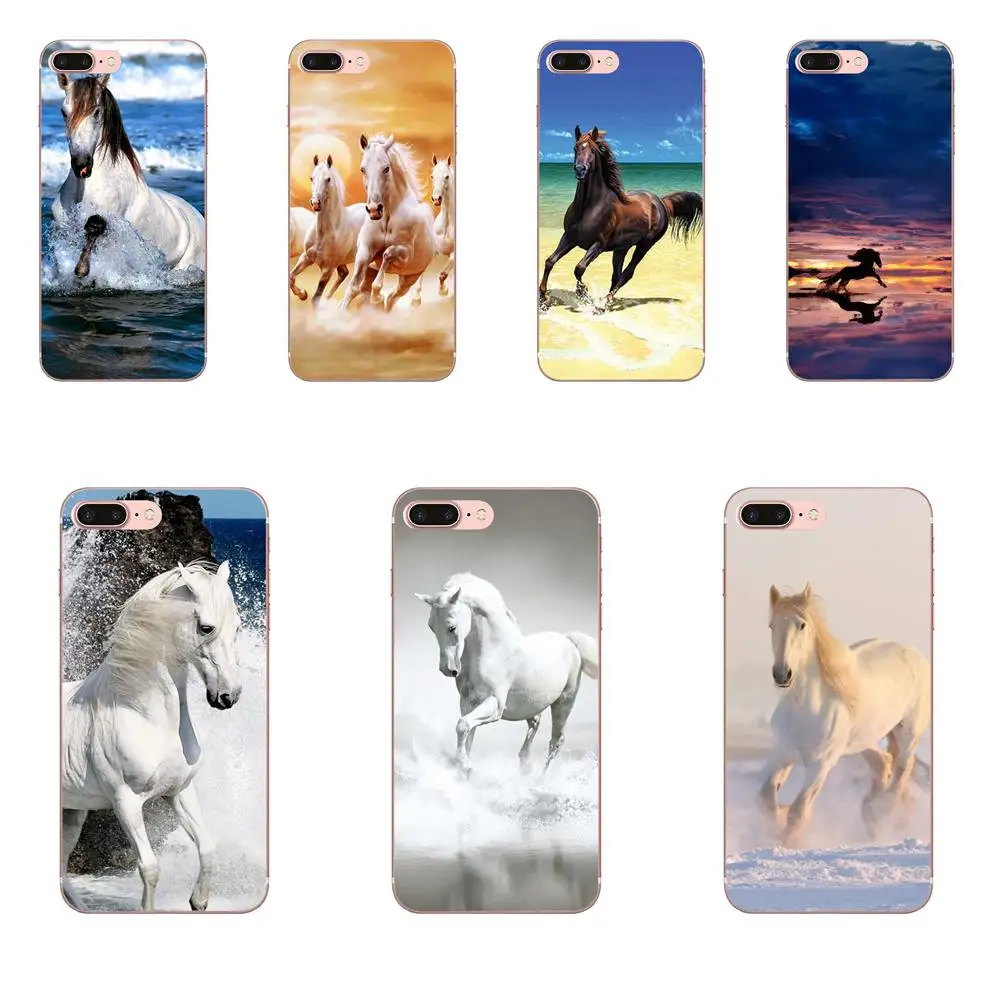 TPU Cool Best For Galaxy J1 J2 J3 J330 J4 J5 J6 J7 J730 J8 2015 2016 2017 2018 mini Pro Wild Horses Running At Sunset Protector | Мобильные