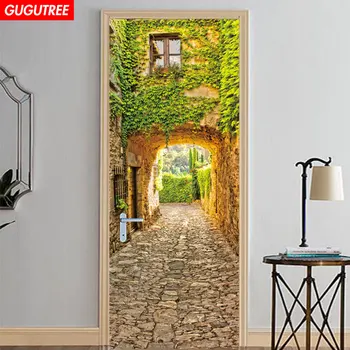 

Decorate Home Stone road art wall sticker decoration Decals mural painting Removable Decor Wallpaper LF-421