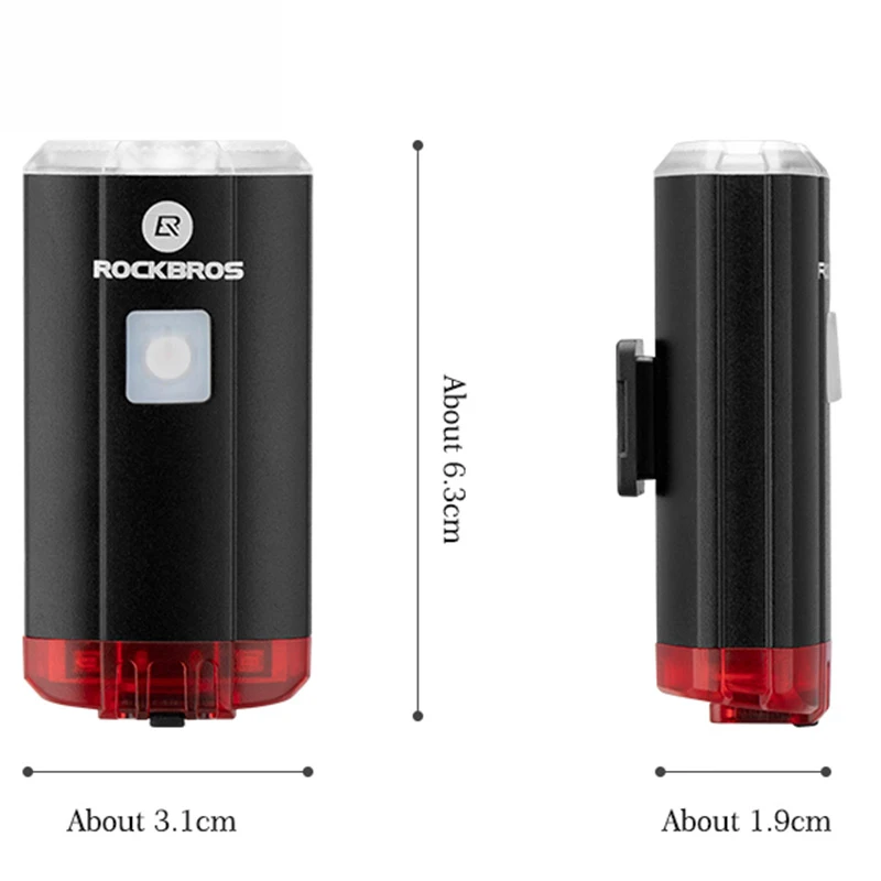 Best ROCKBROS Rechargeable Bike Headlight Cycling Helmet Top Light Bicycle Handlebar Front Rear Lights Waterproof Two-way Flashlight 4 Best ROCKBROS Rechargeable Bike Headlight Cycling Helmet Top Light Bicycle Handlebar Front Rear Lights Waterproof Two-way Flashlight 4