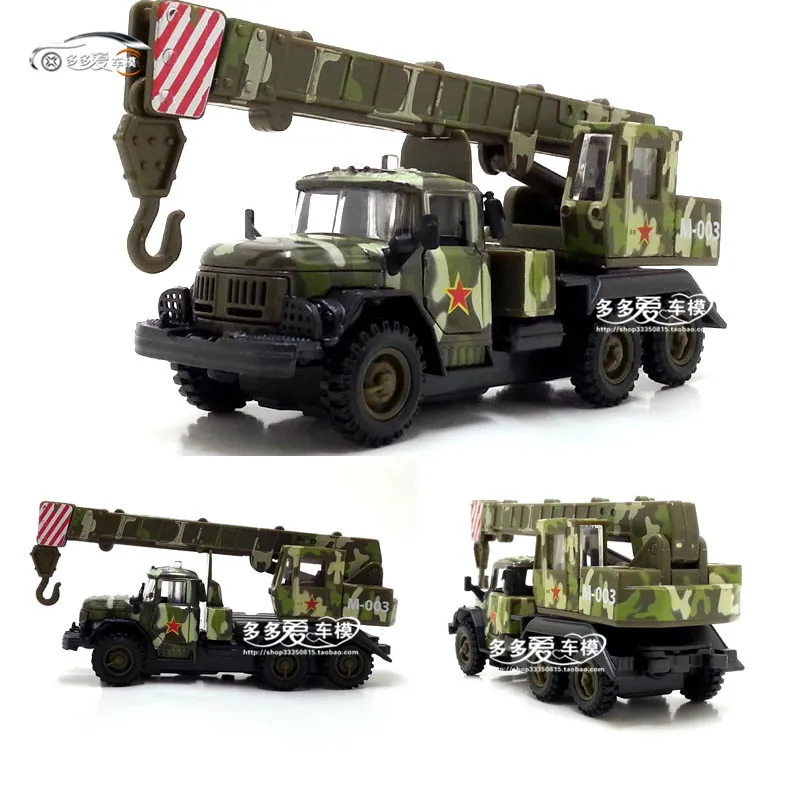 

High simulation military model,1:43 scale alloy pull back Russian kamas crane truck,toy cars,free shipping
