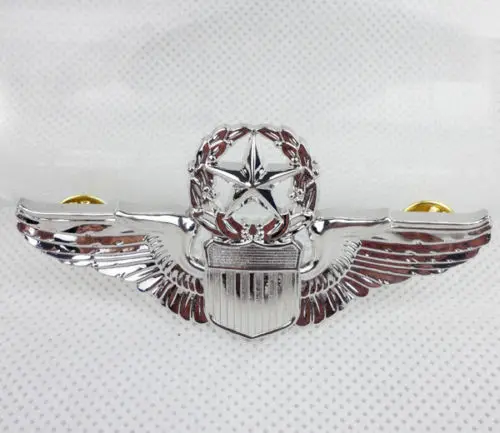 Us Air Force Pilots Metal Silver Wings Badge Pin Insignia Souvenirs AliExpress