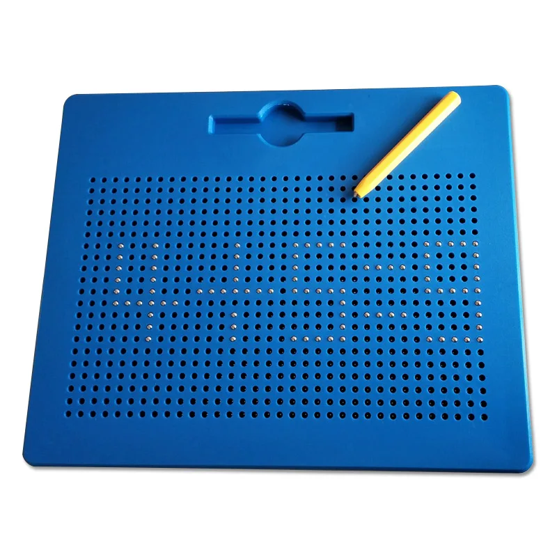 Игрушки для рисования, ЖК-планшет для письма, стирающийся планшет для рисования, электронный ЖК-планшет для рукописного ввода, Детская Письменная доска, магнитный планшет, детский подарок - Цвет: Blue 31X25