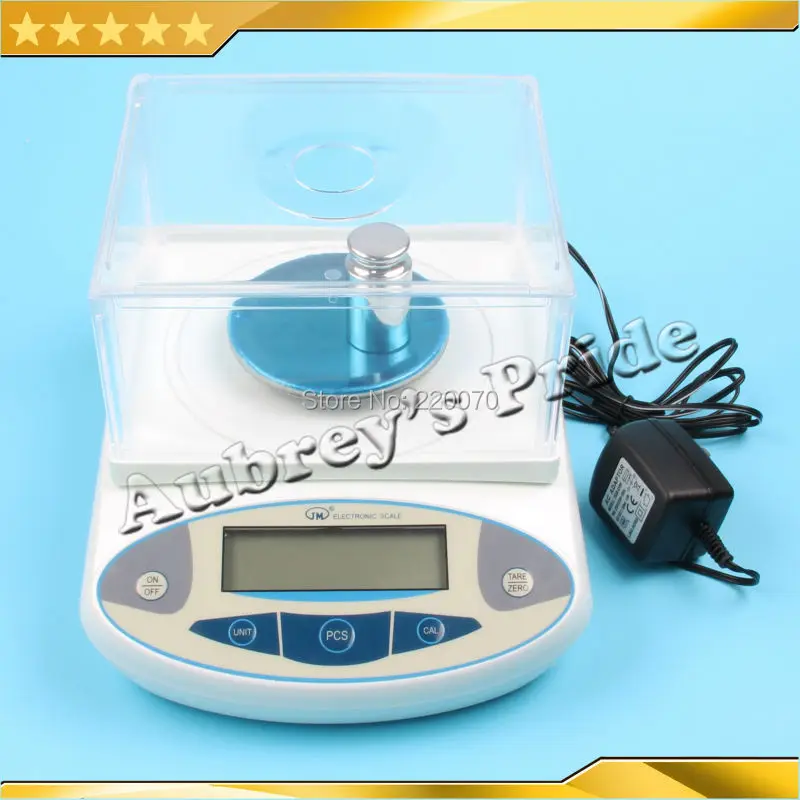 무료 배송 220V 300g/0.001g 실험실 분석 디지털 저울 보석 전자 제품, LCD 디스플레이 무게 센서 포함