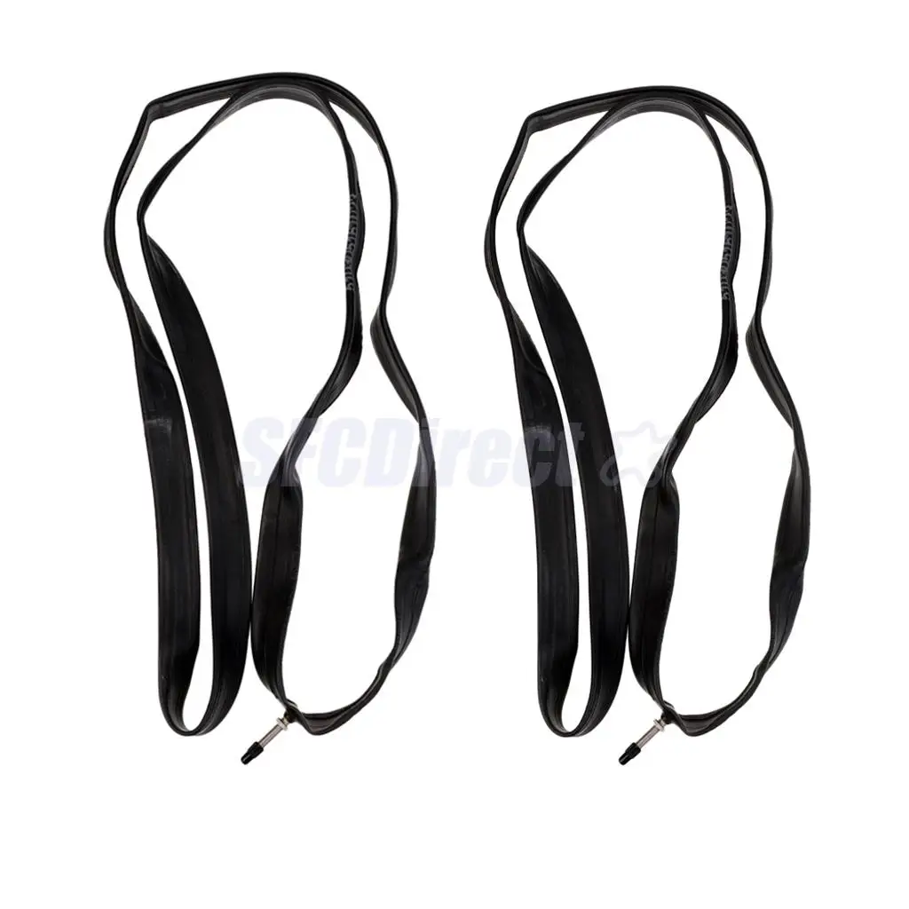 2Pcs Bicycle Inner Tube 700 x 28/32C FV Valve Rubber Bike Inner Tube Tire