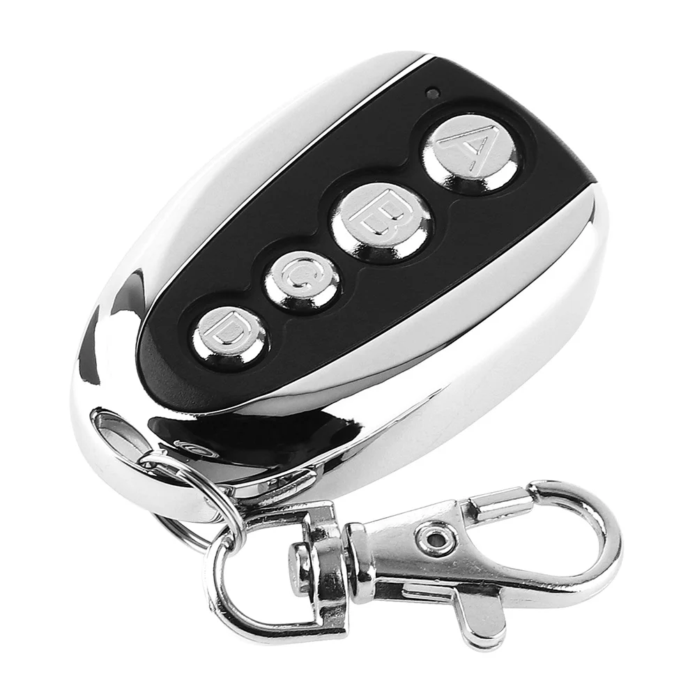 

Metallic 4 Channel Duplicator Copy Wireless Remote Control Controller with Key chain For Gadgets Car Garage Universal Door Gate
