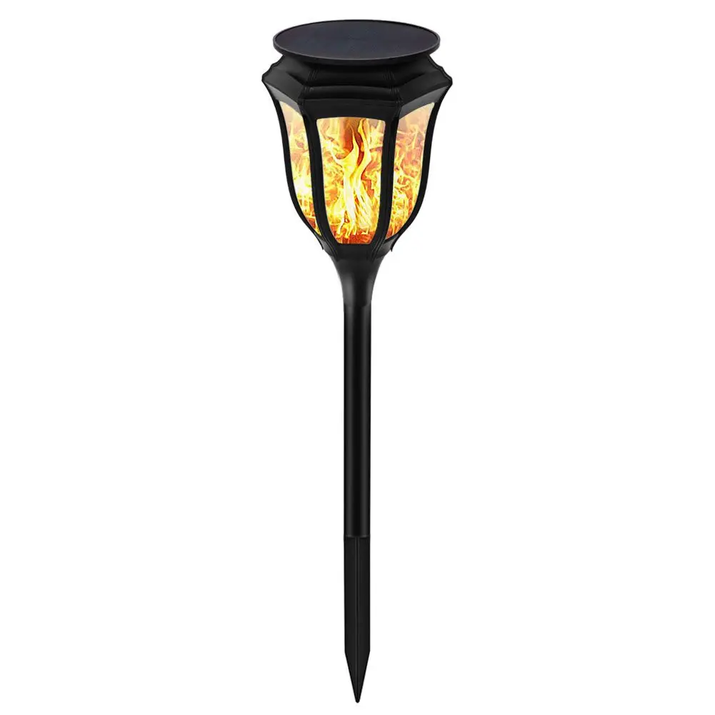

Solar Light Outdoor Flame Lights 96 LED Waterproof Garden Lamp Sensor Spotlight Landscape Lights Security Wall Lamp Solar Torc
