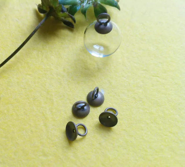 Buy 16*4mm Glass Cover Vial Pendant &Silver Cap