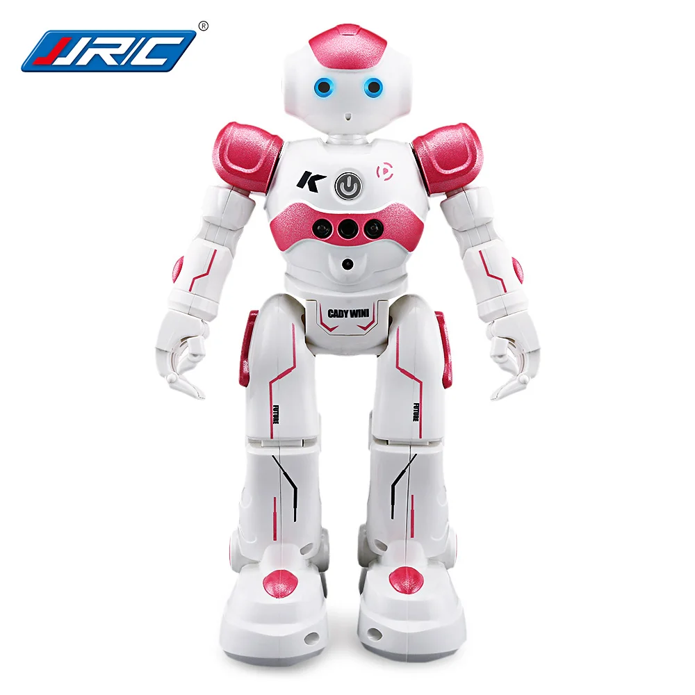 JJRC R2 usb зарядка пение танцы управление жестами Радиоуправляемый игрушечный робот синий розовый для детей подарок для детей