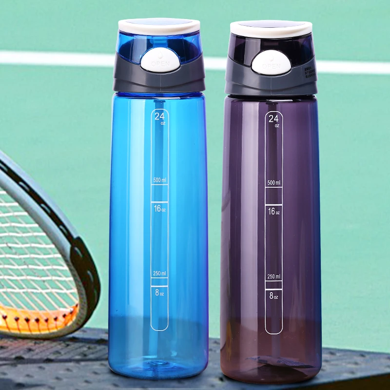 Plastic drop pregnant women with straw bottles portable sports bottles