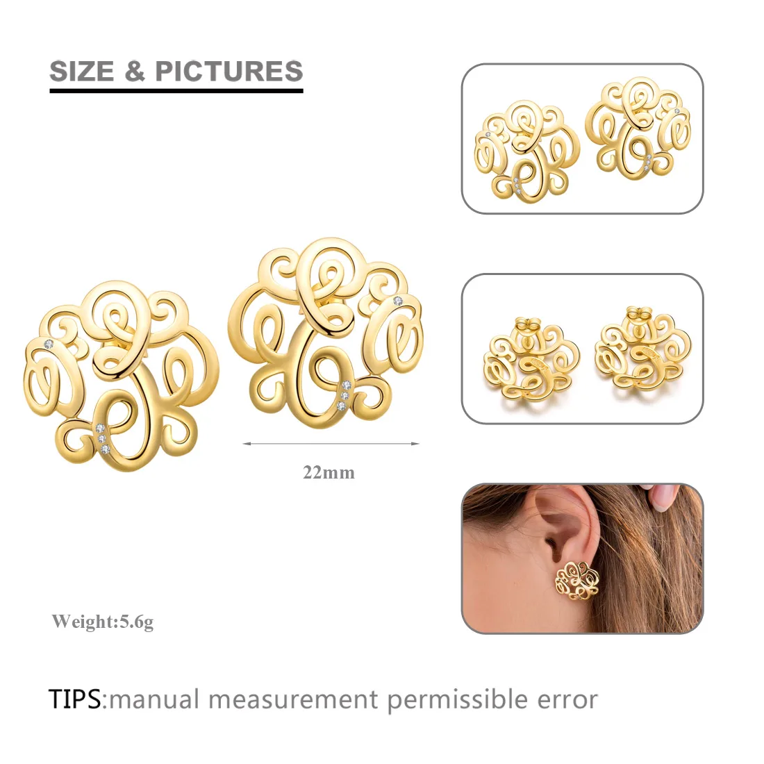 Diamond Perlage Stud 14K Gold Earring – FreshTrends