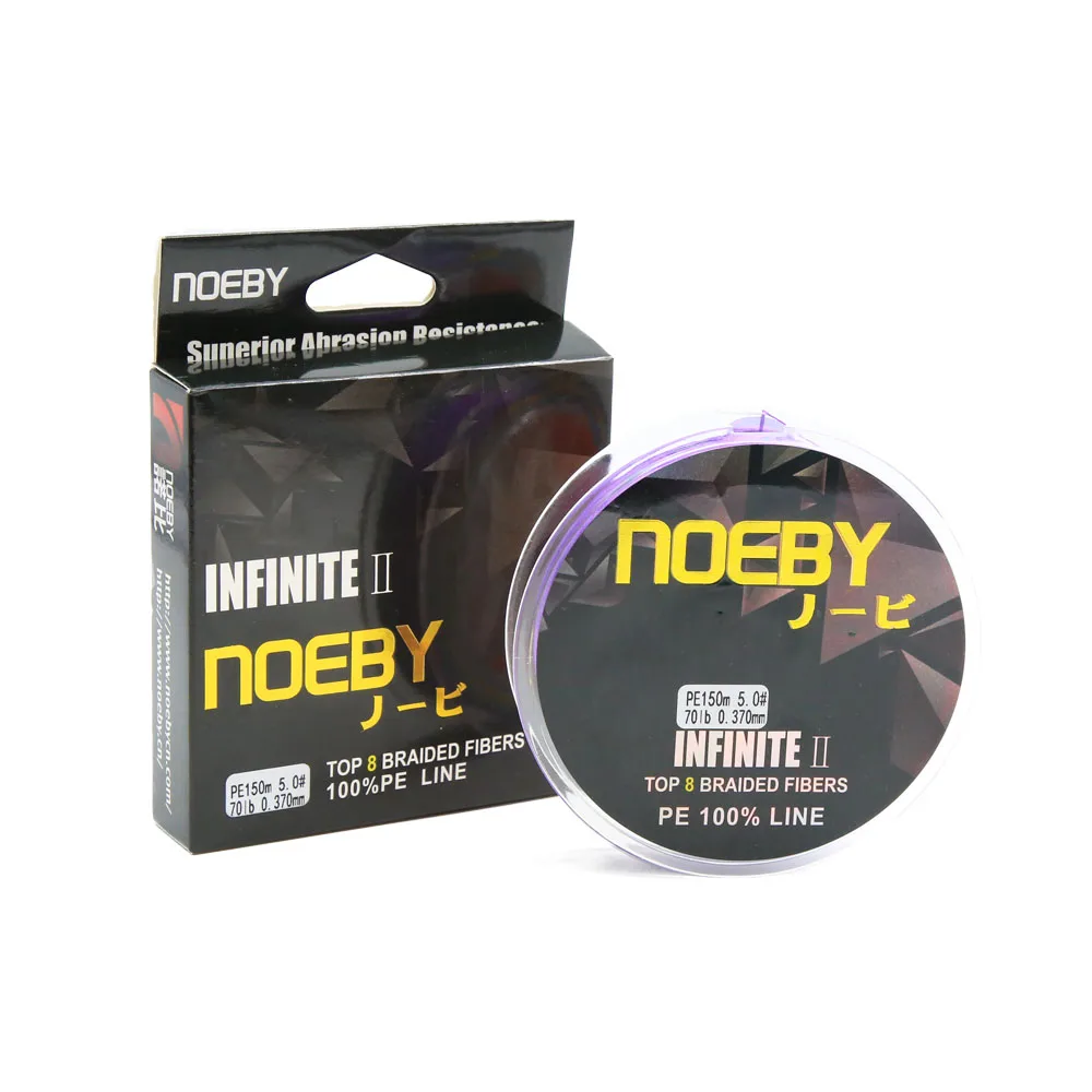 NOEBY 8 مضفر سلك خيط صنارة الصيد 150 m PE خط الملونة اللانهائي II العلامة التجارية الصيد hunthouse
