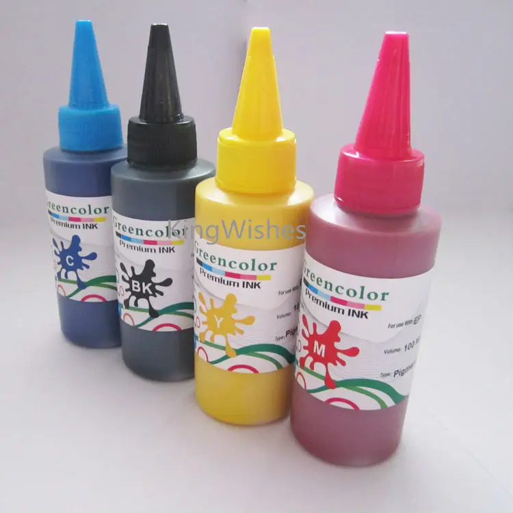 

High Quality 100ML x 4PCS T220XL1-T220XL4 Pigment Ink For Epson XP420 XP424 XP320 WF2630 WF2650 WF2660 Printer