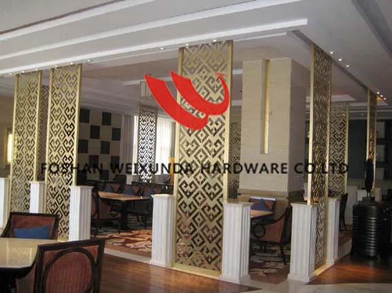 Clical Custom Built Golden Decorative Stainless Steel Room Screen Clical Custom Built Golden Decorative Stainless Steel Room Screen Divider Parion Customer Design