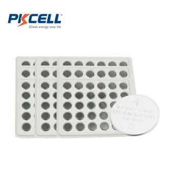 

300Pcs PKCELL DL1620 ECR1620 R1620 LM1620 CR1620 3V Lithium Battery Button Cell Batteries