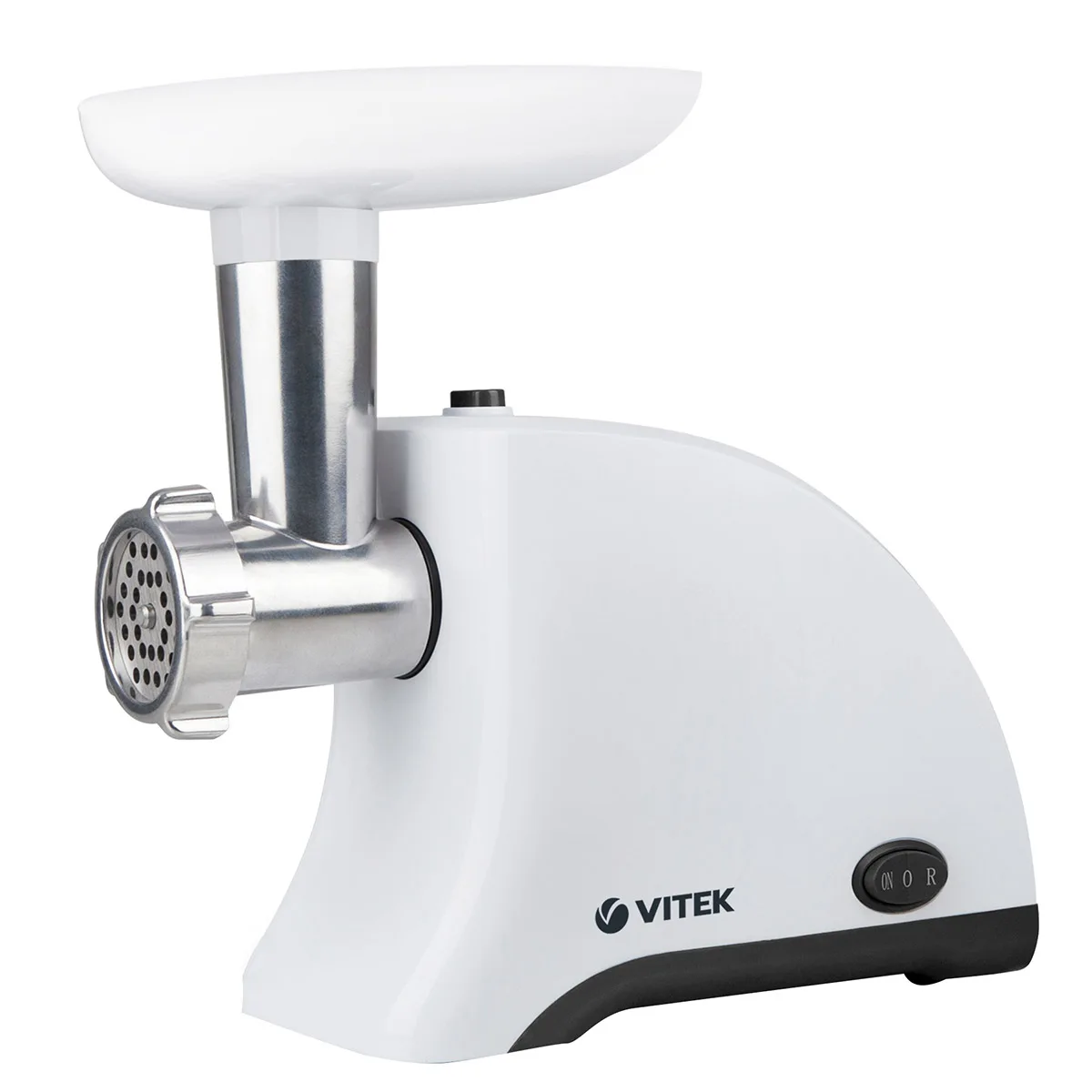 Мясорубка электрическая VITEK VT-3611 W (Пиковая мощность 1500 Вт, номинальная мощность 500 Вт, производительность 1.5 кг/мин, пластиковый корпус, реверс)