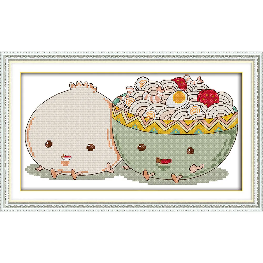 Joy Sunday Are You Hungry китайские наборы крестиков экологичный хлопок Печатный 14 11CT DIY