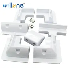 Willone 7PCS ABS PV Panel Solar Mounting Structure white