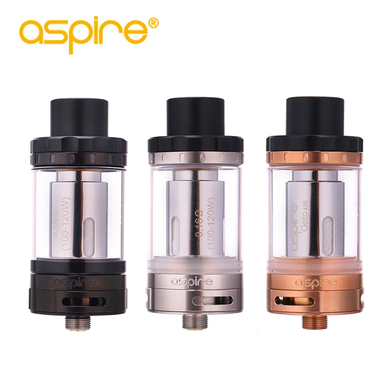 

Electronic Cigarette Aspire Cleito 120 Tank 510 Vaporizer 4ML 2ML TPD E Cig Vape Atomizer Device use 0.16ohm max 120W Coil