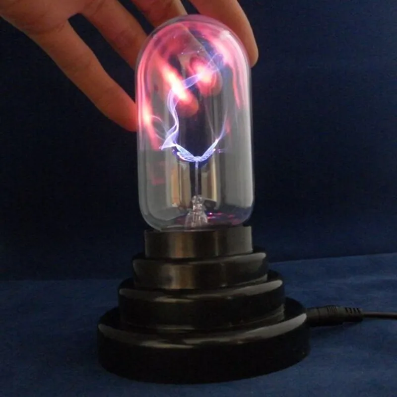 

CLAITE LED Electrostatic Lamp Plasma Magic Ball Sphere Light USB Butterfly Guitar Night Light Crystal Transparent Table Lamp