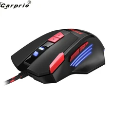 CARPRIE, 1 шт., GM18, Проводная игровая мышь, эргономичный дизайн, 3200 dpi, 4 передачи, оптические мыши для компьютерных игр, плееров, ПК, ноутбука, 90422